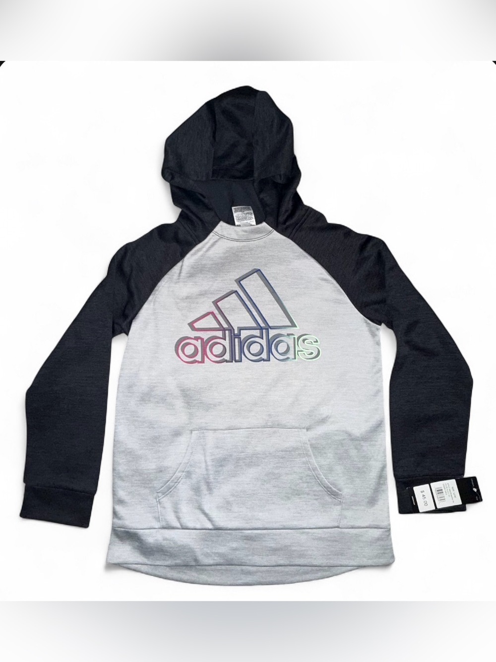 Adidas Hoodie Pullover Sweatshirt (Girl) Size 14Y